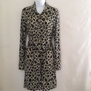 INC International Concepts Black & White Dress